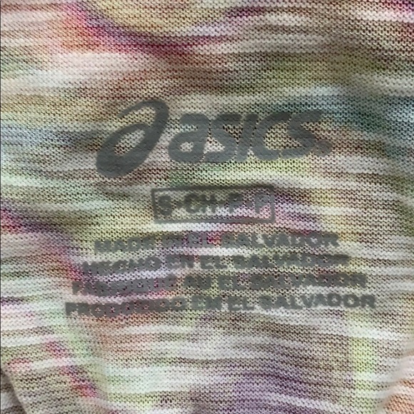 Never worn ASICS Tie Dye Shirt - Picture 3 of 3